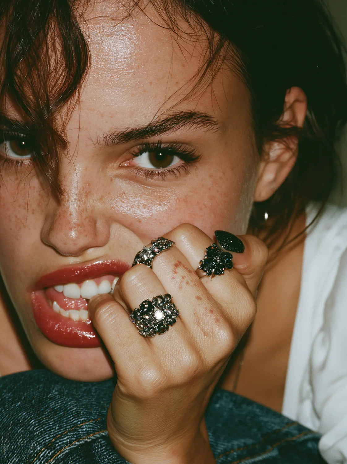 Statement rings portrait